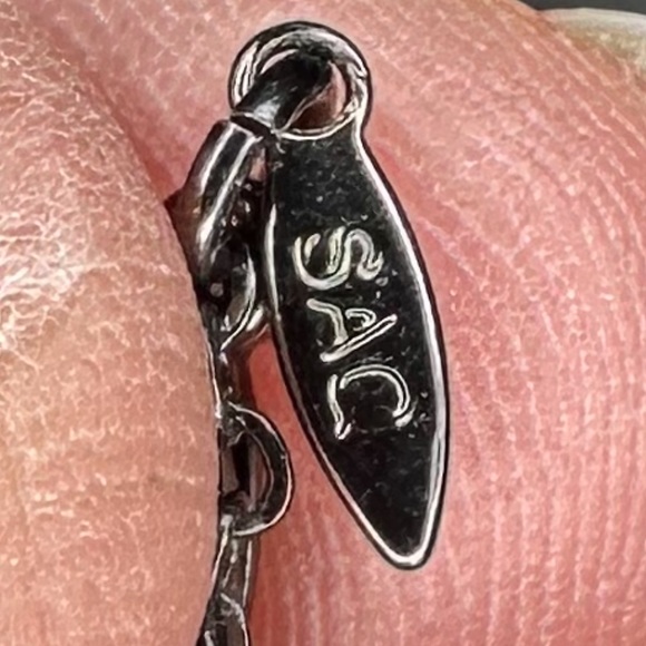 Dainty elegant black chain necklace with rhinestones - Picture 7 of 7